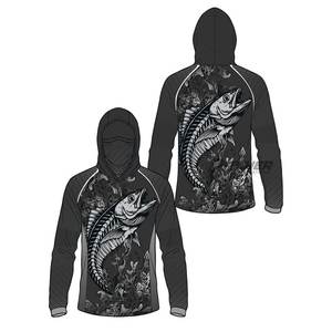 Camiseta Deportiva con Capucha para Correr, Impermeable, Protección UV 50+, Secado Rápido, para Pesca - Product Image 2