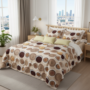 Queen 90x100 Inch Pearl Cotton <b>Bed</b> <b>Sheet</b> Set 5-Piece 300TC American Style Fitted and <b>Flat</b> <b>Sheets</b> for Hotels - Product Image 3