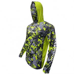 เสื้อตกปลาแบบสั่งทำ แขนยาว โพลีเอสเตอร์ แห้งเร็ว ป้องกันรังสียูวี ติดกระดุม คอปก เสื้อตกปลาผู้ชาย - Product Image 5