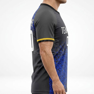 T-shirt de sport personnalisé pour hommes, 100% coton, écologique, respirant, vêtements de sport, activités de club, séances d'entraînement - Product Image 5