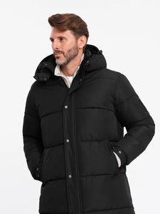 Wholesale Custom Winter <b>Long</b> Puffer <b>Jacket</b> with Zipper Closure Stand Collar <b>Waterproof</b> Seamless Custom Print Logo - Product Image 5