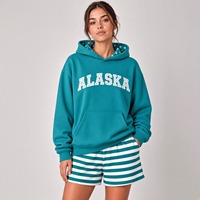 Nouvel ensemble deux pièces pour femmes, sweat-shirt oversize et short au-dessus du genou, décontracté, 100% coton, style coréen tendance