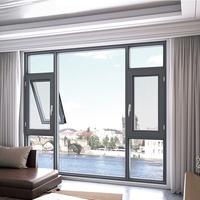Ventanas Fijas Modernas de Aleación de Aluminio con Vidrio Templado para Oficinas y Espacios Comerciales - Alta Transparencia y Fácil Mantenimiento