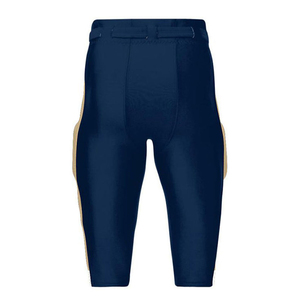 Black <b>Padded</b> Football Pants Belt Closure Athletic Sportswear Breathable Adult Football Practice Gear Mens Performance Wear black - Product Image 4