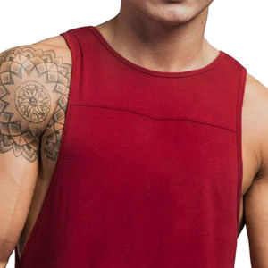 Camisetas de Gimnasio Modernas de Verano para Hombre, Hechas a Medida, Transpirables, de Poliéster, Sublimadas en la Espalda, Tejidas, OEM ODM - Product Image 4