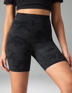 Shorts Deportivos de Cintura Alta para Mujer, Ecológicos, de Poliéster y Elastano, Color Sólido, Elásticos, Ropa Deportiva, Tejido Sin Costuras, Personalizados - Product Image 5