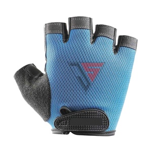 Best-seller Gant de cycle d'été Matériau demi-doigts Tissu en maille de polyester utilisé, cuir suédé véritable, tissu polyester extensible - Product Image 1