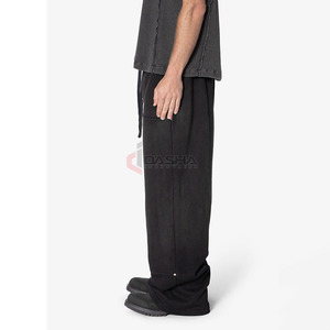 Pantalon de survêtement unisexe coupe droite pour l'hiver, avec braguette boutonnée, respirant, décontracté, personnalisable, fabrication OEM en gros - Product Image 6