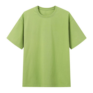 เสื้อยืดคอกลมผ้าฝ้ายแท้ 240 กรัม 20s พิมพ์ลายปักโลโก้ตามสั่ง OEM ทรงไหล่ตกเล็กน้อย - Product Image 2