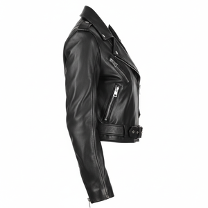 <b>Women</b> Leather <b>Jacket</b> Waterproof Breathable Custom OEM Wholesale - Product Image 4