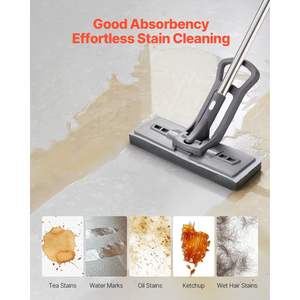 <span class=keywords><strong>2</strong></span>-टुकड़ा उच्च घनत्व व्यापक psonge mp सिर प्रतिस्थापन अवशोषक ds1362 स्पंज मॉप विभिन्न फर्श हुक लूप शैली के लिए - Product Image 4