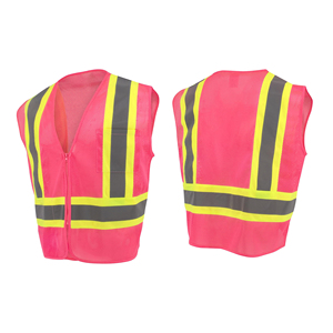 Commercial Safety Vest High Visibility Reflective Apparel For Parking Security Staff Facility Management <b>Construction</b> <b>Work</b> Gear - Product Image 1