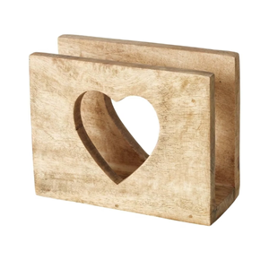 Porte-serviettes en bois naturel, porte-serviettes décoratif en bois d'acacia, porte-serviettes en papier pour la décoration de table, fabriqué au Vietnam - Product Image 6