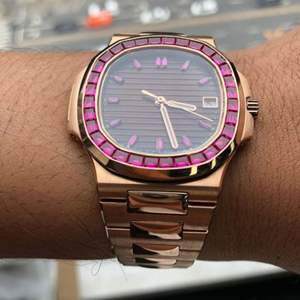 นาฬิกาเพชรโมอิสซาไนต์คุณภาพสูงแบบ Iced DEF Lab สีขาวใส สไตล์ฮิปฮอป พร้อมกลไกอัตโนมัติแบบแมนนวล - Product Image 3