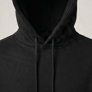 Sudadera con Capucha Oversize de Algodón Terry, Forro Polar Grueso, Hombros Caídos, Lisa, Personalizable, para Hombre, Invierno, Estampado 3D, Venta al por Mayor, Ropa Urbana - Product Image 4