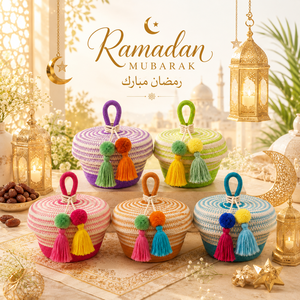 Colorful Nice Design Cotton <b>Gift</b> <b>Box</b> for Ramadan Mubarak Eco Friendly Durable Arabic Festival Candy Storage and <b>Eid</b> <b>Box</b> - Product Image 1