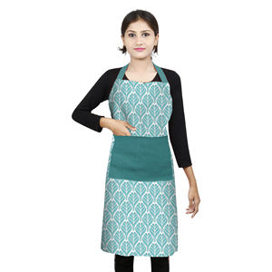 Premium 100% Pure Cotton Printed <b>Apron</b> High Quality Restaurant <b>Kitchen</b> Chef <b>Apron</b> Washable & Reusable - Product Image 1