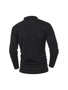 Custom <b>Men's</b> Solid Knitted Full Sleeve Embroidered Long Sleeve Golf Polo <b>Shirt</b> Spring Sports Casual Breathable Design Regular - Product Image 2