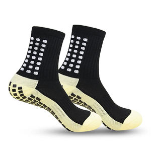 Chaussettes de football antidérapantes personnalisées de haute qualité, en coton, avec impression en silicone et caoutchouc, antidérapantes, pour le sport, le football, les athlètes, pour hommes - Product Image 2