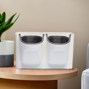 Pots de fleurs et jardinières de jardin intérieurs et extérieurs en plastique muraux amovibles pour la décoration intérieure - Product Image 2