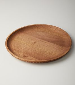 จานไม้พรีเมียมทำมือจากไม้ธรรมชาติสำหรับเสิร์ฟผลไม้ ขนม และอาหาร - Product Image 3