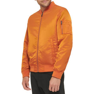 Blouson Bomber en Satin Réversible Personnalisé pour Hommes et Étudiants – Style Universitaire Américain, Col Montant, Idéal pour le Sport - Product Image 4