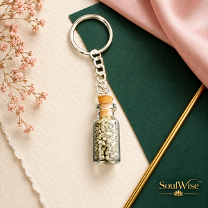 Porte-clés Bouteille à Message en Cristal Fait Main, Pendentif Métallique Étanche et Léger, Breloque Cadeau pour Sac à Dos - Product Image 6