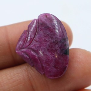 Rubí Rojo Natural Tallado en Cabujón, Gema de Rubí Tallada a Mano, Piedra Suelta Lisa, Proveedor Mayorista de Piedras para Joyería - Product Image 3