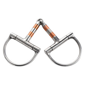 Bocado de Acero Inoxidable de Alta Resistencia para Caballo, Anillo Hueco Articulado, Anillo Suelto TALLIANS INTERNATIONAL TI-HRE-HB-A99-017 - Product Image 1
