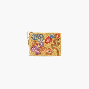 Monedero de moda con cuentas de semillas y arte hecho a mano, elegante monedero con cuentas para accesorios de viaje diarios - Product Image 3