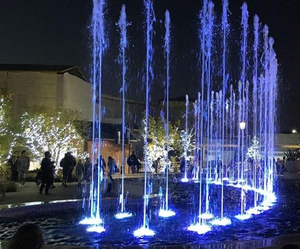 ไฟน้ำพุ LED กระจกนิรภัยสแตนเลส RGB กันน้ำกลางแจ้ง IP68 ใช้ได้ใต้น้ำ AC/DC 12V/24V ไฟตกแต่งสระว่ายน้ำ - Product Image 6