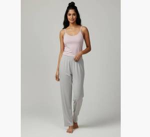 Wholesale Women Lounge Wear Set Custom <b>Summer</b> Sleepwear Strappy Cami Top and Long Pants Two Piece <b>Pyjamas</b> Set <b>For</b> Women - Product Image 1