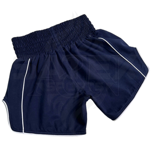 กางเกงชกมวย MMA BJJ สำหรับผู้ชาย พิมพ์ลายแบบซับลิเมชั่นบนผ้าโพลีเอสเตอร์ สำหรับฝึกซ้อมและแข่งขันมวยไทย คิกบ็อกซิ่ง และกีฬาต่อสู้อื่นๆ - Product Image 2