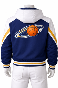 เสื้อแจ็คเก็ตโค้ชบาสเกตบอลมืออาชีพ กันน้ำ น้ำหนักเบา เหมาะสำหรับกีฬากลางแจ้งและกิจกรรมการฝึกสอน - Product Image 4