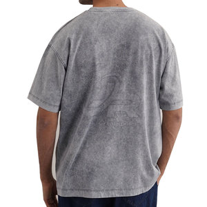 Camiseta Deportiva para Hombre con Efecto Desgastado, Transpirable y Ligera, Corte Holgado, Ropa de Entrenamiento para Hombre, Camiseta con Efecto Desgastado - Product Image 2