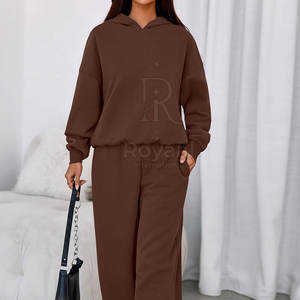 Conjuntos Deportivos Holgados para Mujer, Diseño Personalizado, Bajo MOQ, para Uso en Exteriores, Color Sólido - Product Image 6