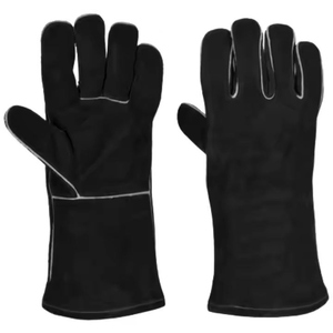 Heavy Duty Reflective Safety Cowhide Split Leather Welding <b>Gloves</b> Industrial Personal Protective Work <b>Gloves</b> BBQ Construction - Product Image 6