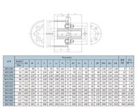 Fixation de coupleur de tambour de frein, connecteur compact de transmission, alignement mécanique, application sans soudure à couple élevé pour machines