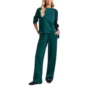 Conjunto Deportivo para Mujer, Tejido Grueso, Algodón Premium, Sudadera Holgada y Pantalones Deportivos - Product Image 5