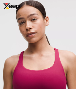 Soutien-gorge de sport pour femme XEEP de haute qualité XC-SB-211, uni, simple, respirant, bretelles réglables, coussinets amovibles, maintien élevé - Product Image 3