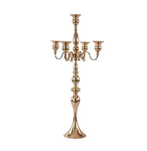 Candelabro Alto con Acabado Brillante de Cristal, Diseño Europeo Elegante, Hecho a Mano para Bodas y Decoración del Hogar, Precio al por Mayor - Product Image 5
