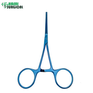 Pince vasculaire à embase creusée de qualité supérieure, atraumatique, 12,5 cm, en acier inoxydable, instrument manuel de neurochirurgie - Product Image 4