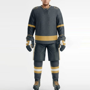 Ensemble d'équipement confortable pour joueur de hockey, tissu durable avec coutures robustes pour le patinage sur glace et l'utilisation en équipe - Product Image 3