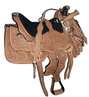 Selles de cheval western confortables.