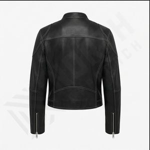 Nouveau Style décontracté porte hiver vestes en cuir femmes qualité personnalisée 2025 Top Design femmes vestes en cuir pour les femmes avec Oem - Product Image 3