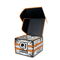 Boîtes QJ personnalisées écologiques en carton ondulé avec fermeture magnétique en mousse, taille et design personnalisables pour l'emballage de chapeaux de luxe