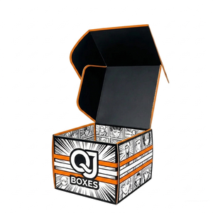 Boîtes QJ personnalisées écologiques en carton ondulé avec fermeture magnétique en mousse, taille et design personnalisables pour l'emballage de chapeaux de luxe - Product Image 3