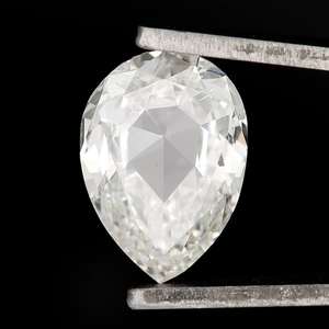 Diamant de laboratoire tendance certifié IGI, taille poire, coupe rose, VVS, percé au laser, pour la fabrication de bijoux, prix de gros, fournisseur indien - Product Image 5