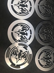 Premium Bat Shape Laser Cut Metal Coaster Set Silver Finished Suitable For <b>Table</b> <b>Protection</b> Home Cafe And Restaurant Use - Product Image 2