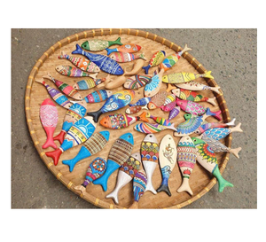 Gourmet Wooden Fish Decorative Nautical Serving Accessory For International Supermarkets And Luxury Retail Partners Supply Now - Product Image 1